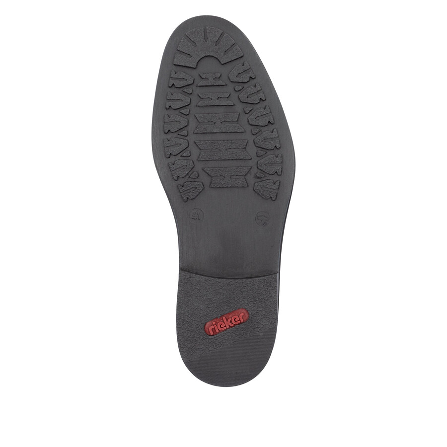 brown elasticated shoes for men rieker 17620-24