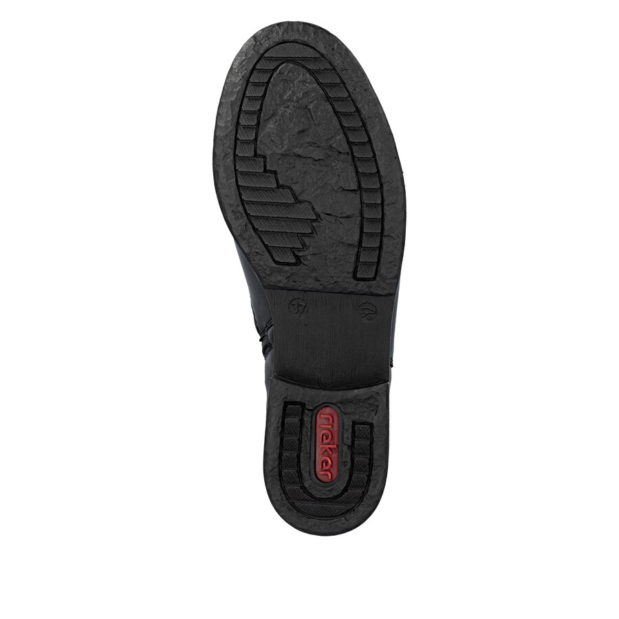 black zip boots for women rieker z4959-00