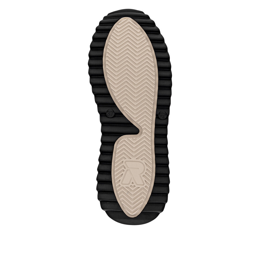 black zip boots for women rieker sport w3870-00